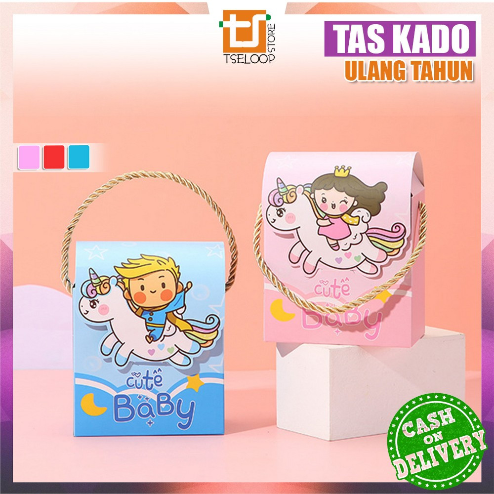 

OFM-C1057 Goodie Bag Ulang Tahun Anak Motif Balon Tas Bingkisan Birthday Kartun Lucu / Paper Bag Ulang Tahun Anak Bear Cute Baby Tas Kado