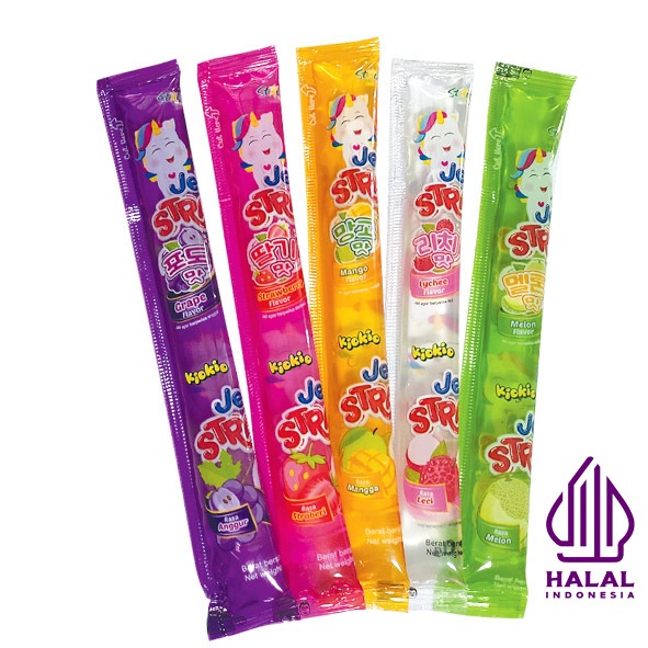 

Jelly Kiokio Straws Sedotan HALAL 30 pcs 600gr JAR TOPLES