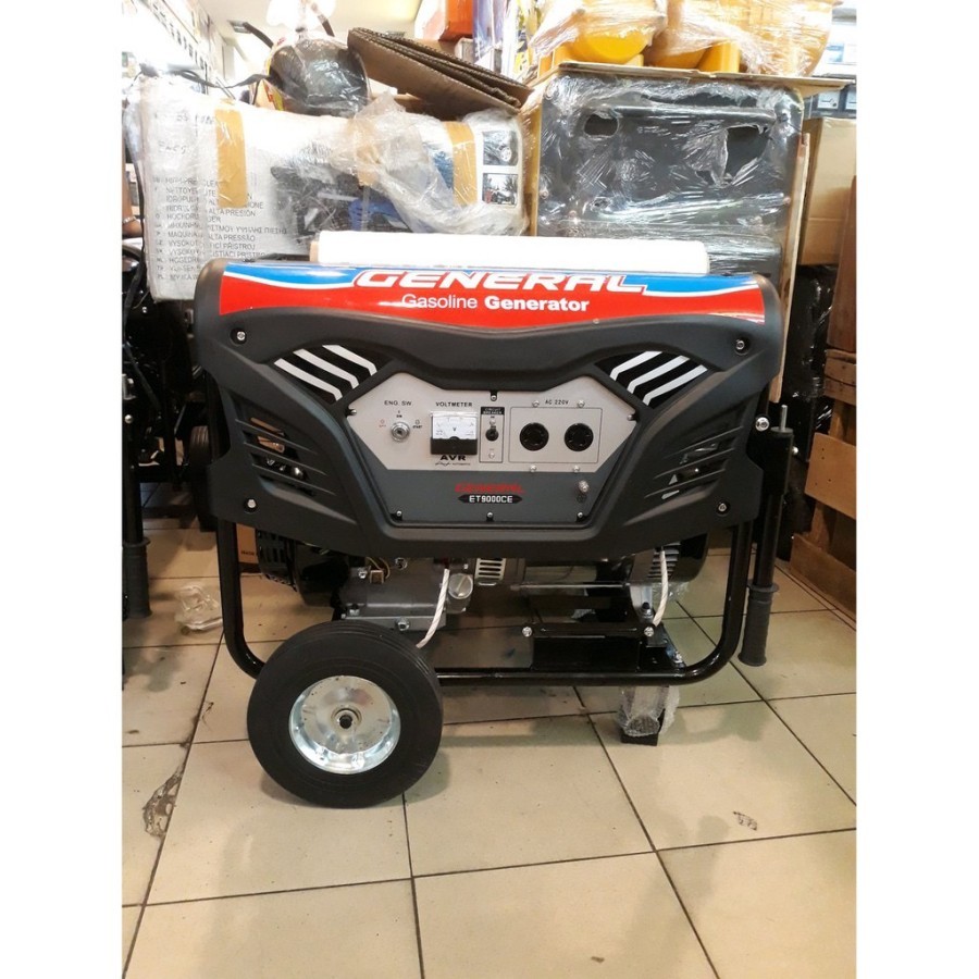 GENSET GENERAL ET-9000 CE ET 9000 CE General Rated Power 6500 watt Bahan Bakar Bensin
