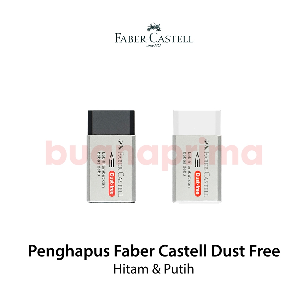 

Penghapus Pensil Faber Castell Dust Free B40 Hitam Putih Stip Pencil Eraser