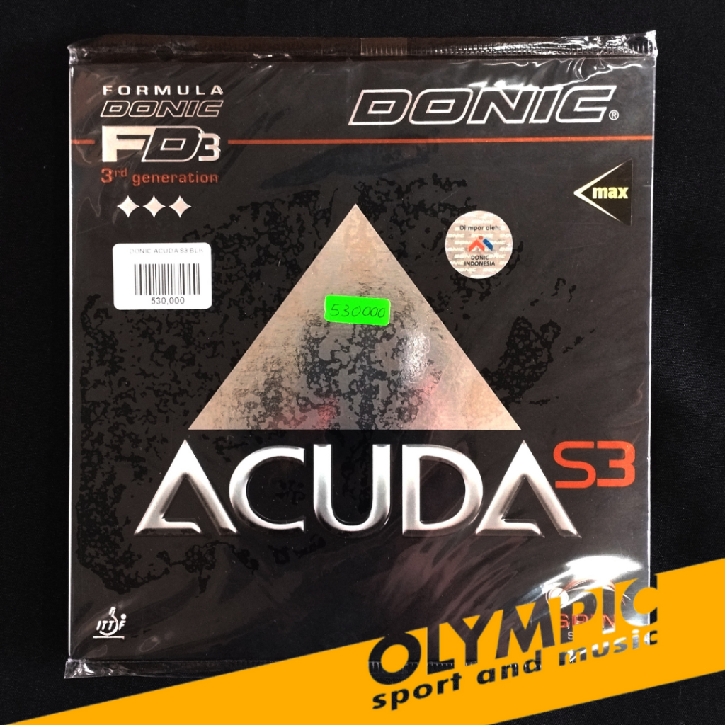 DONIC ACUDA S3 KARET BET PINGPONG TENIS MEJA