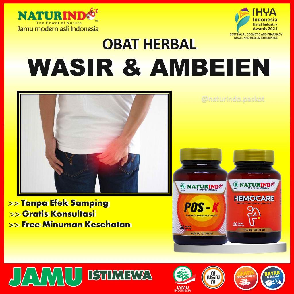 Hemocare Obat Herbal Meredakan Wasir atau Ambeien