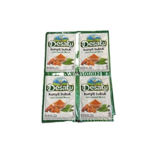 

Desaku kunyit bubuk 1 renceng 12 sachet 7,5gram