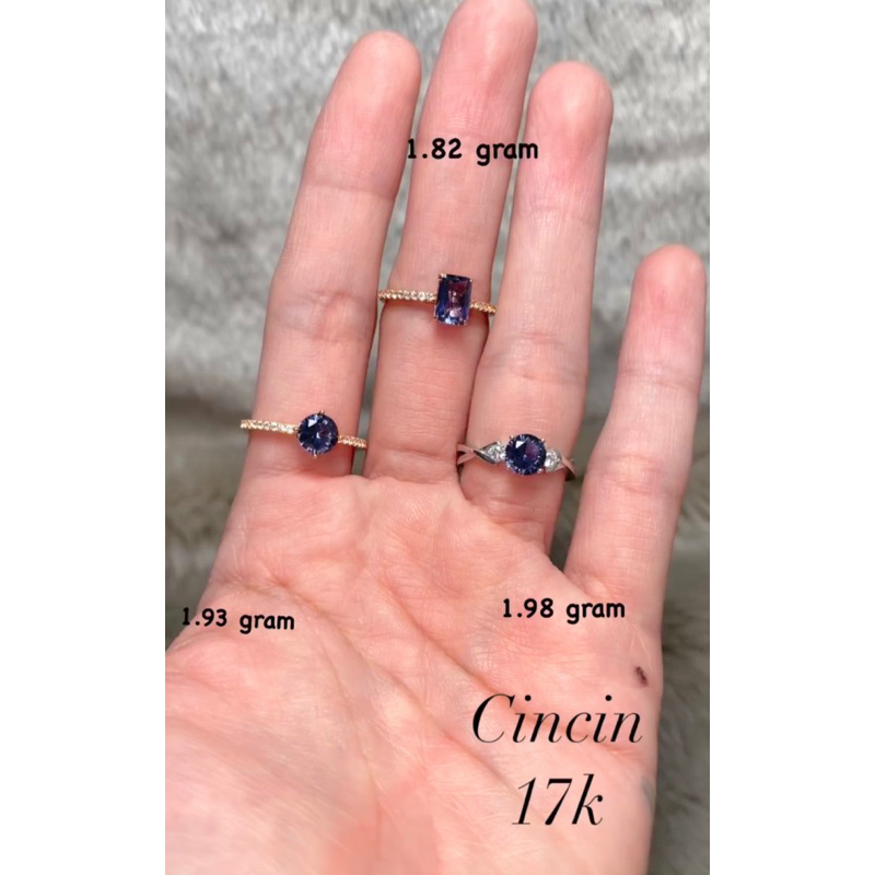 Cincin Emas TEBARU kadar 17 karat