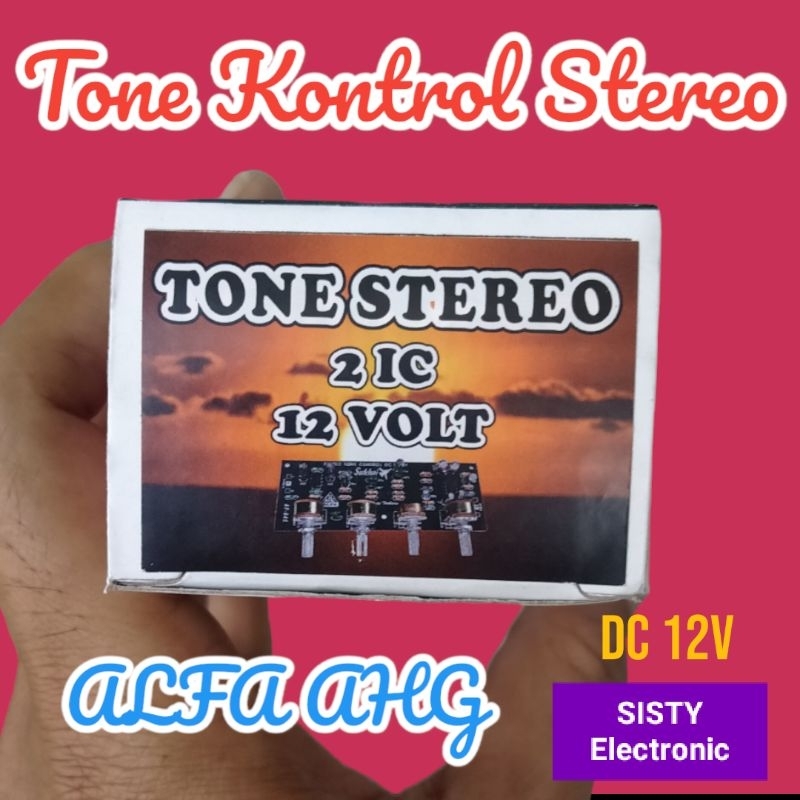 Tone Control Stereo PLATINUM Alfa Ahg Dc 12V