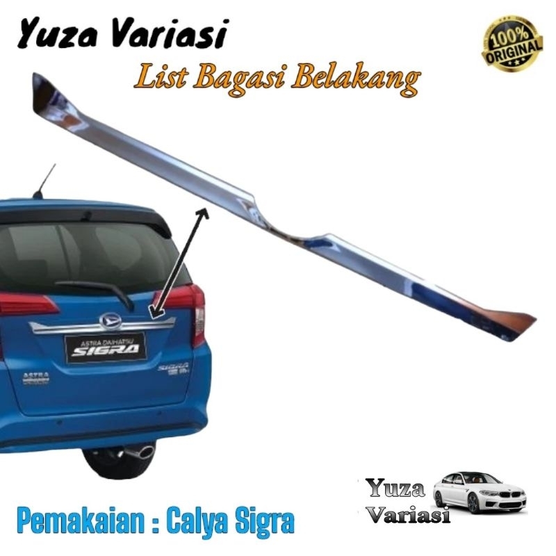 List Belakang Calya Sigra Chrome Original / List Belakang Calya Sigra Chrome Original Toyota Daihats