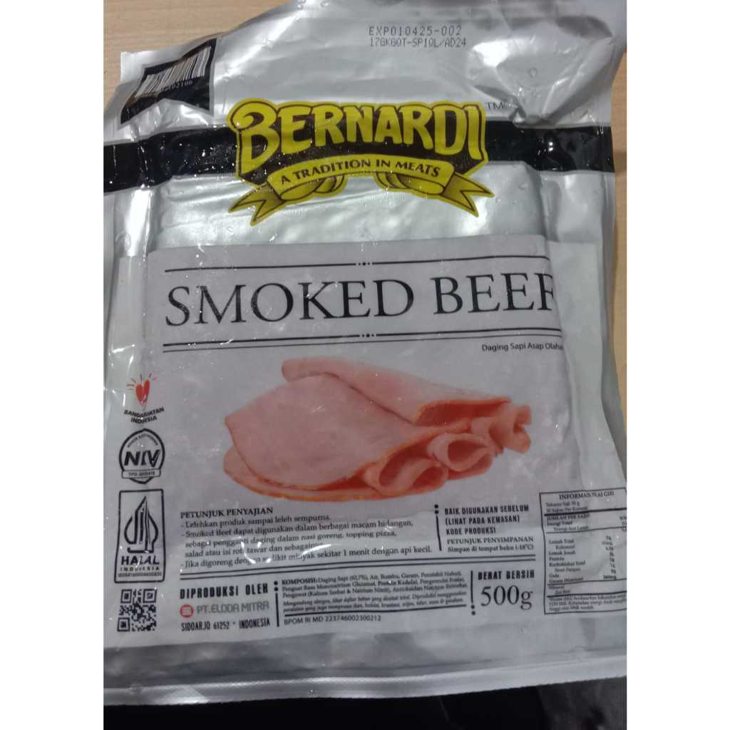 

Bernardi Premium Smoked Beef Kotak