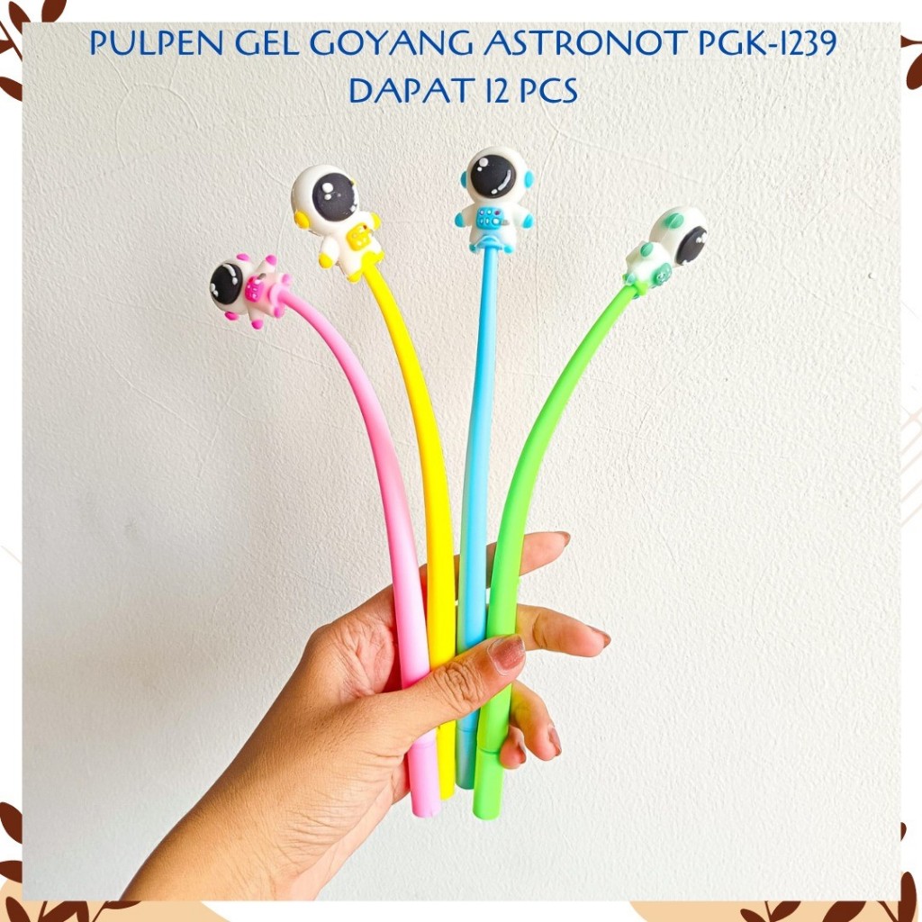 

SELUSIN (12 PCS) PULPEN GEL GOYANG ASTRONOT PGK-1239 PEN PENA BOLPEN BOLPOIN LUCU ANAK ALAT TULIS KANTOR SEKOLAH MURAH TERMURAH COD