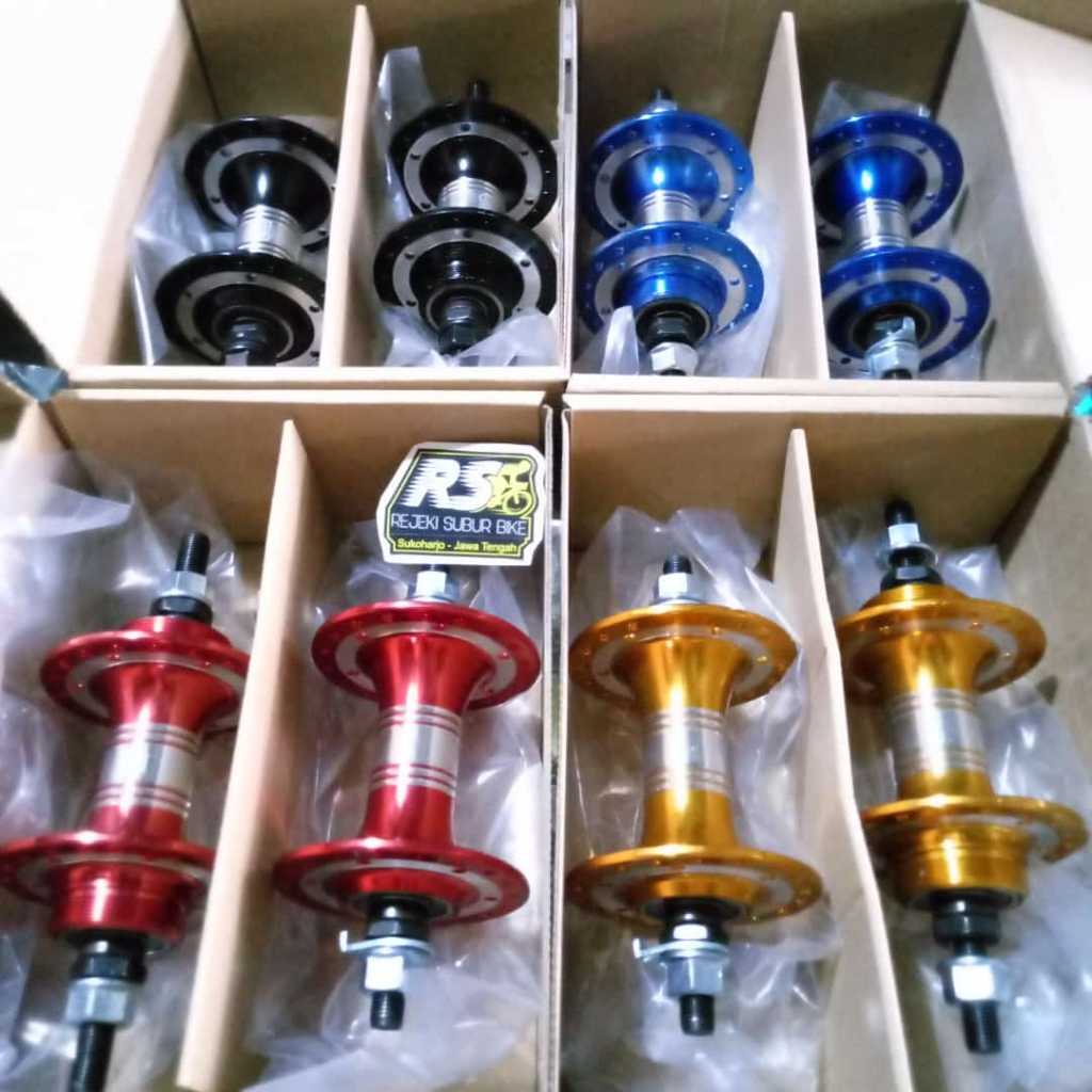 Hub Bearing 36 Hole OXO Double Drat Alloy Freewheel Sepeda Fixie BMX