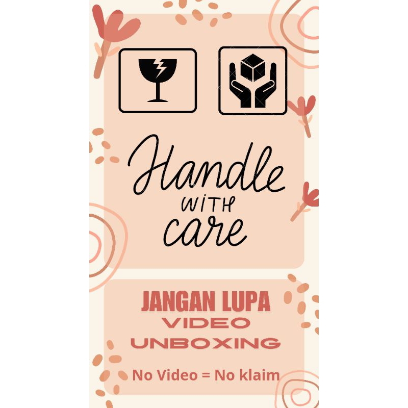 

STICKER FRAGILE LUCU 04