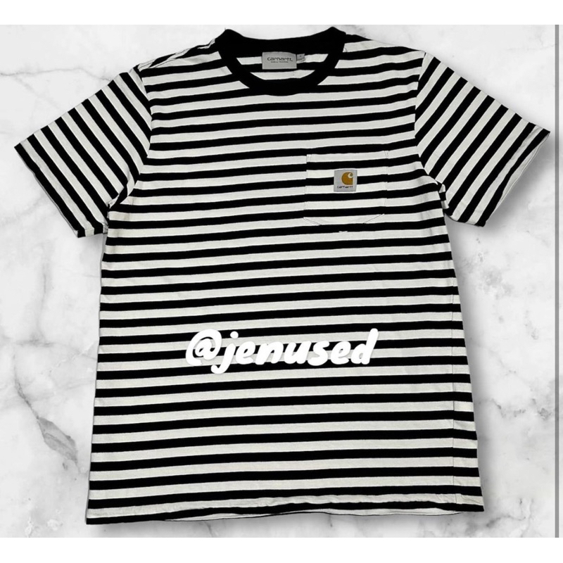 salur black white carhartt pocket t