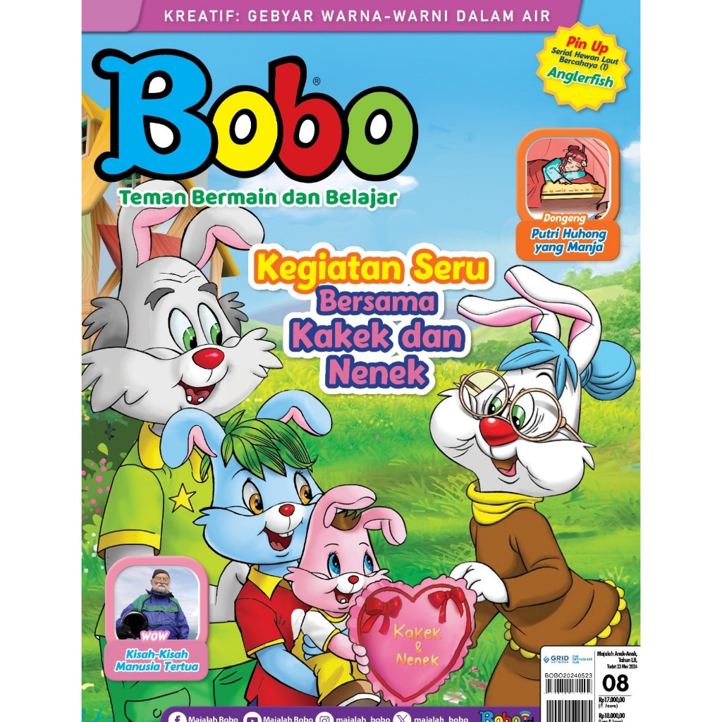 Majalah Bobo edisi Mei 2024 - Bobo No.08