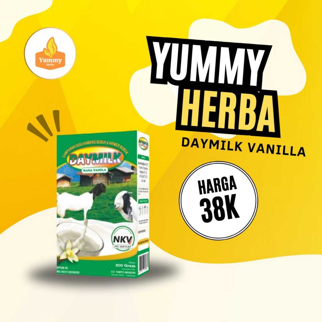

Susu Kambing Etawa Daymilk Rasa Vanilla 200gr Dikirim dari Medan