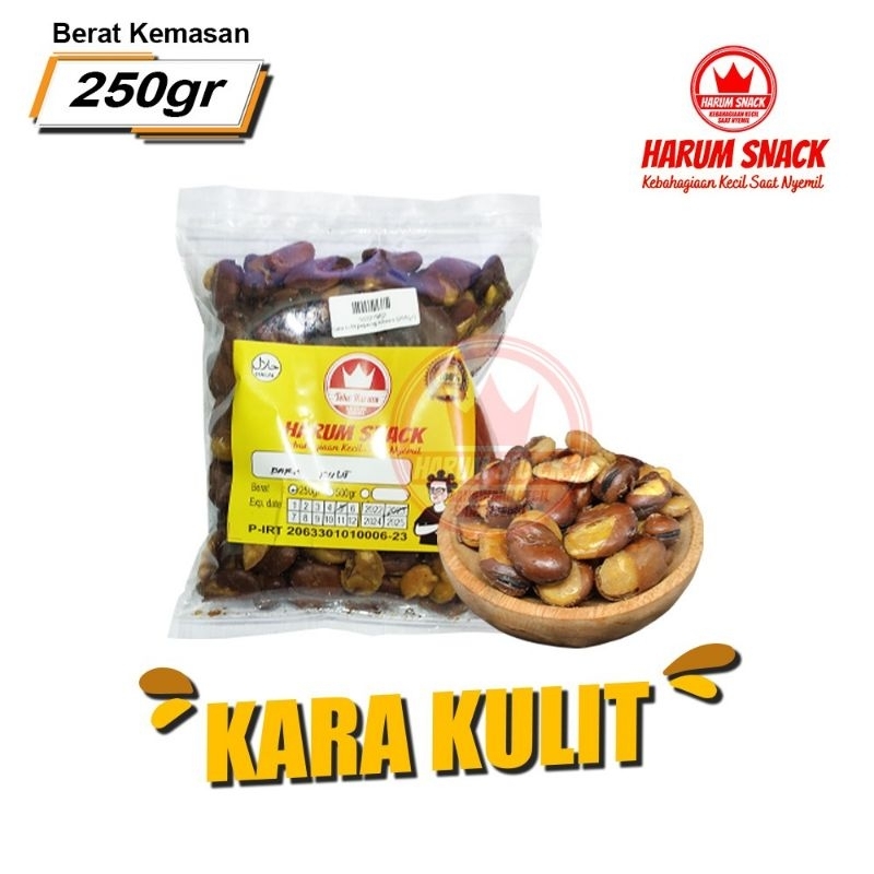 

KACANG KARA KULIT 250 gram [Harum Snack Official] KACANG SNACK KILOAN MAKANAN RINGAN CEMILAN