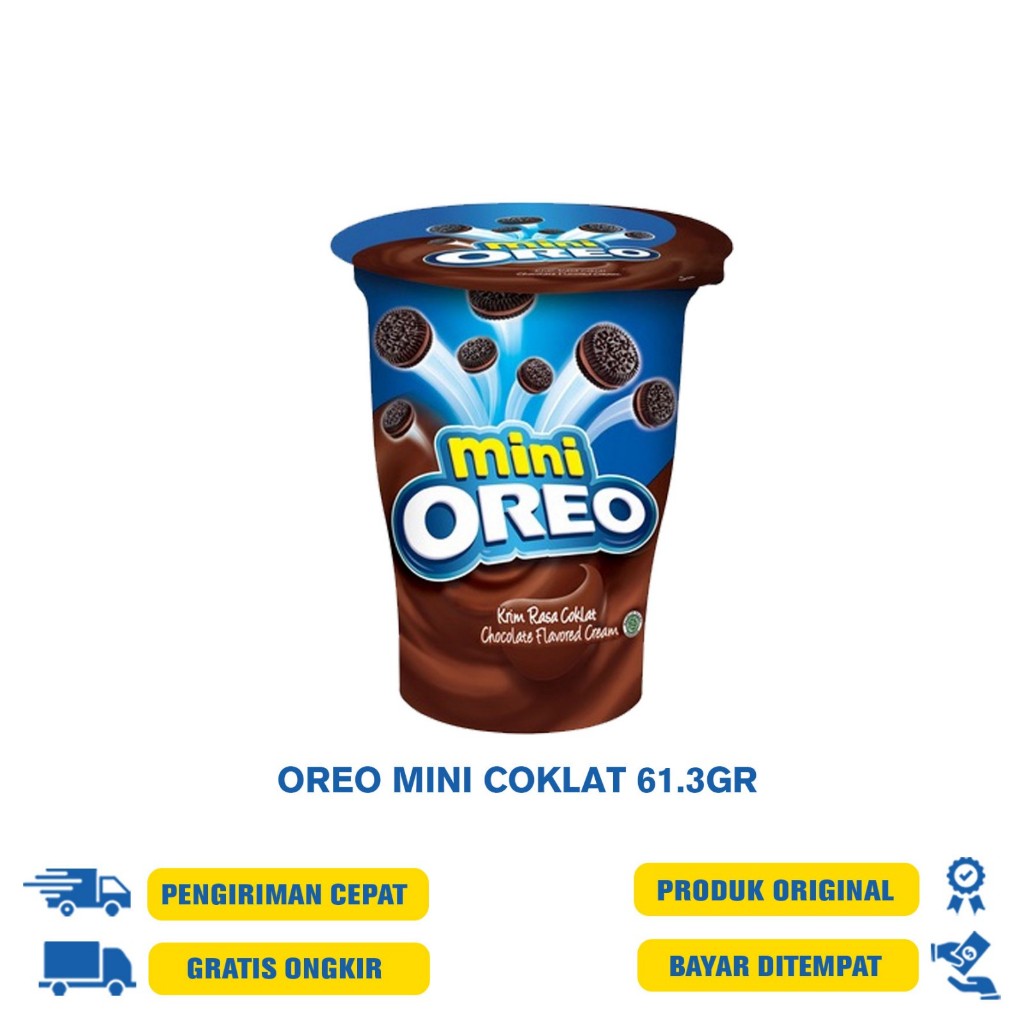 

OREO MINI COKLAT/STRAWBERRY 61.3GR