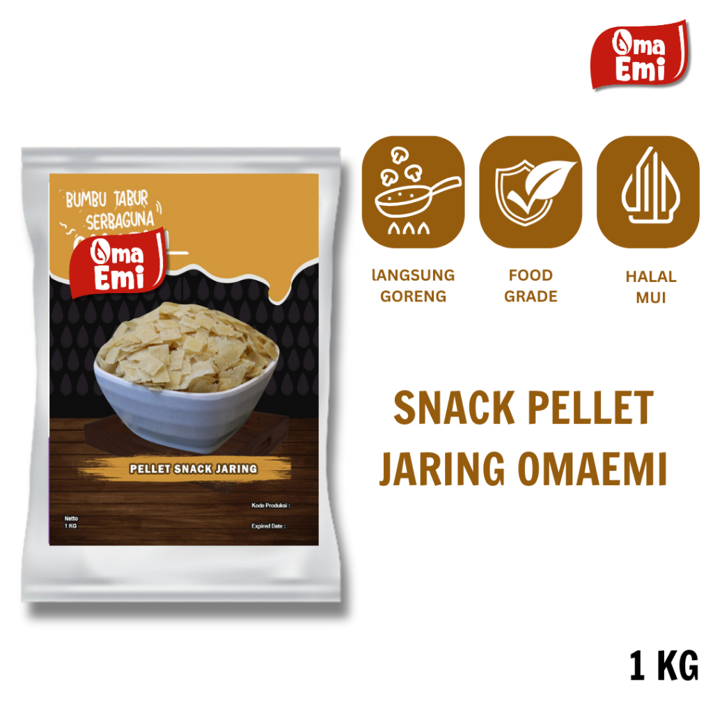 

PELLET SNACK JARING 1 KG KUALITAS TERJAMIN