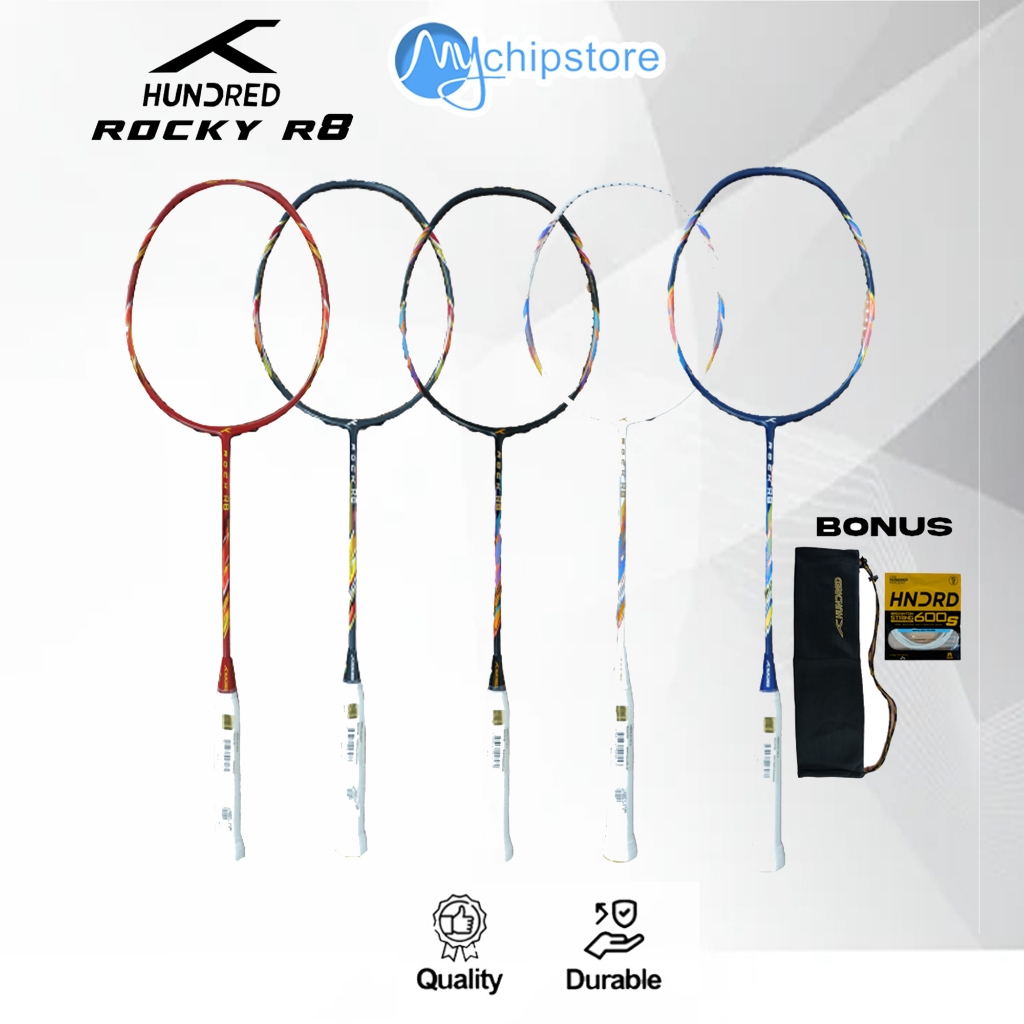 RAKET BADMINTION ORIGINAL HUNDRED ROCK R8