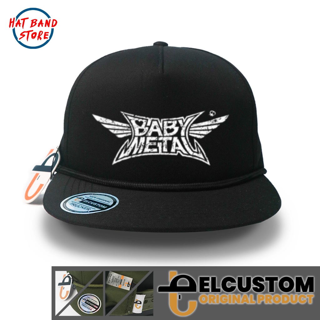 HAT BAND - BABY METAL - Topi Premium / Snapback Classic Baseball / Hat Trucker Distro / Topi Cowo Pr