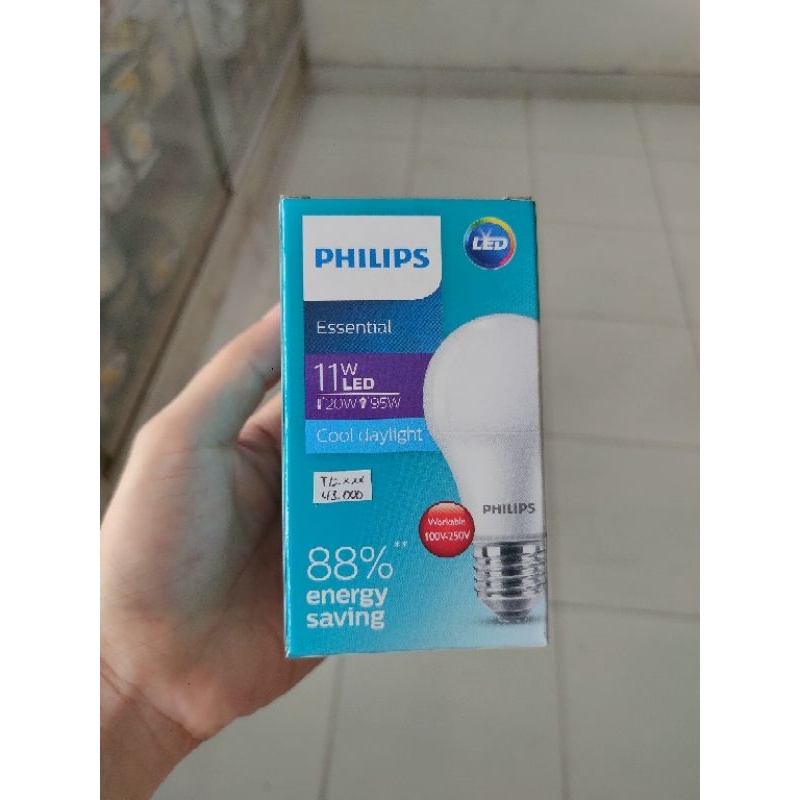 LAMPU PHILIP LED 11 WATT ORIGINAL