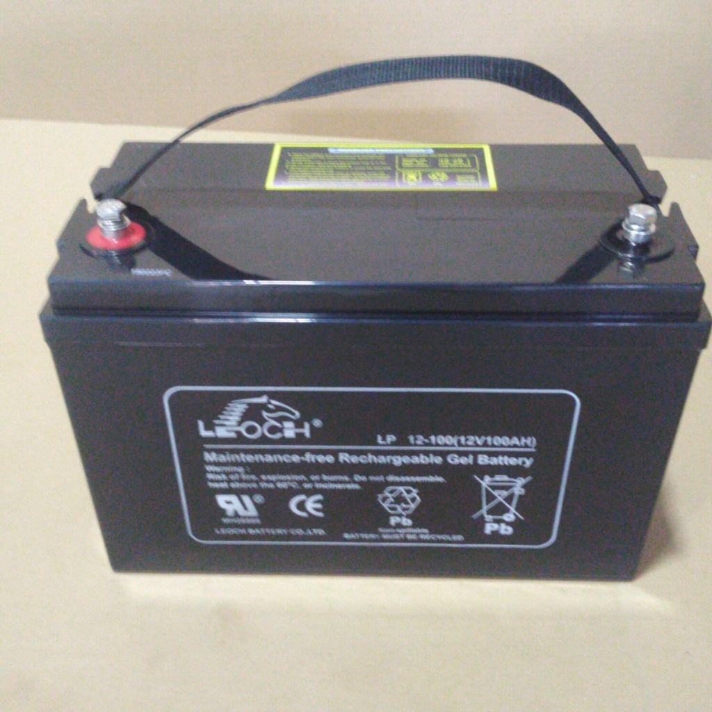 Aki Battery Leoch 12V 100ah (12-100ah) Gel Battery