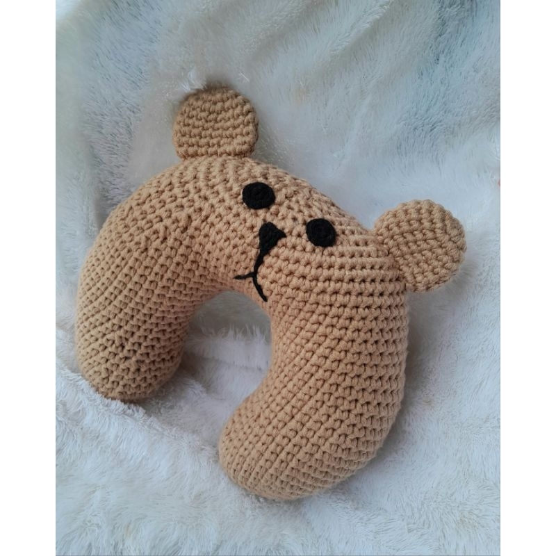 Bantal leher /amigurumi/bantal rajut/bantal lucu