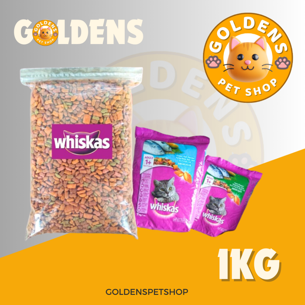 whiskas repack 1kg makanan kucing kering whiskas