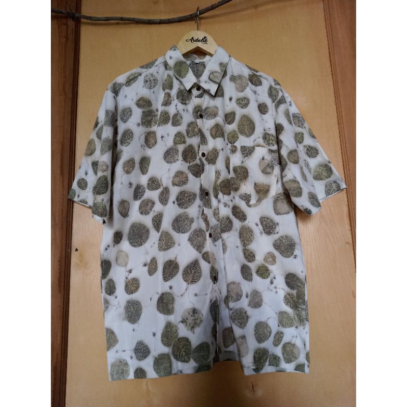Kemeja ecoprint Bahan kain katun primis