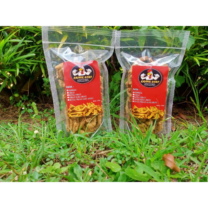 

KRIPIK USUS GEMBUL - kripik usus 100gr - kripik usus original