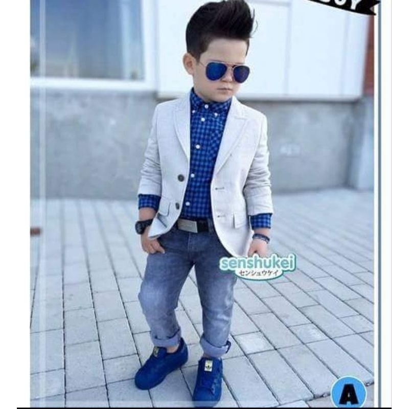 stelan jas anak cowok stelan jas anak laki-laki stelan jas pakaian anak laki-laki pakaian anak cowok