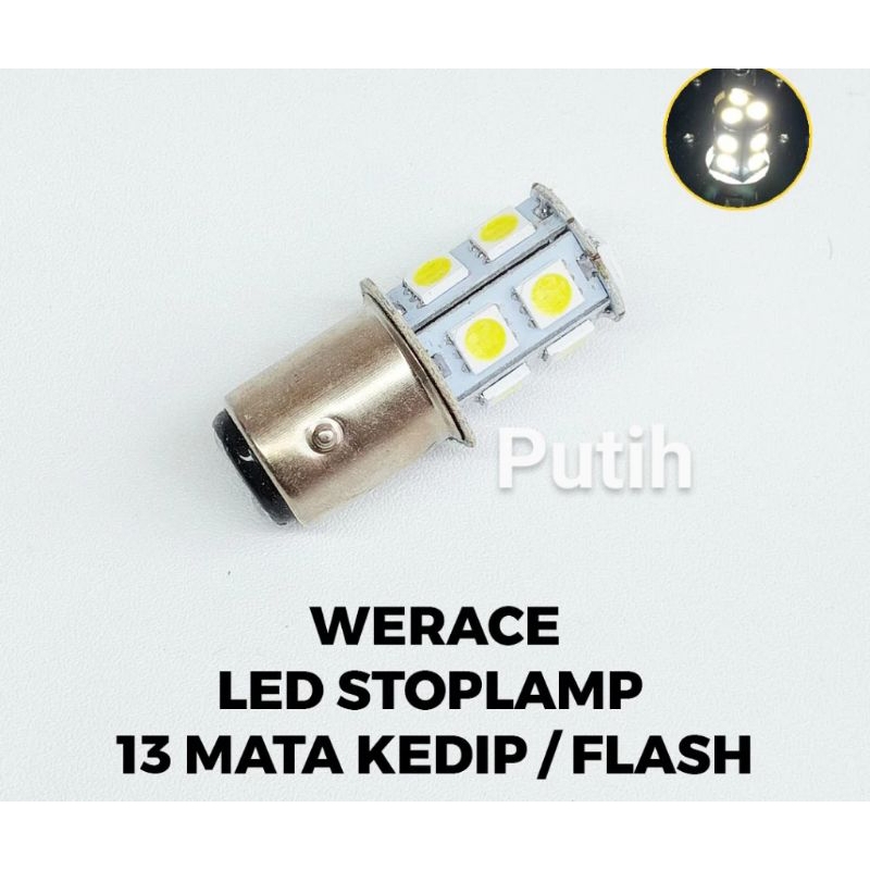 lampu stop rem motor bebek/matic 13 & 30 mataled