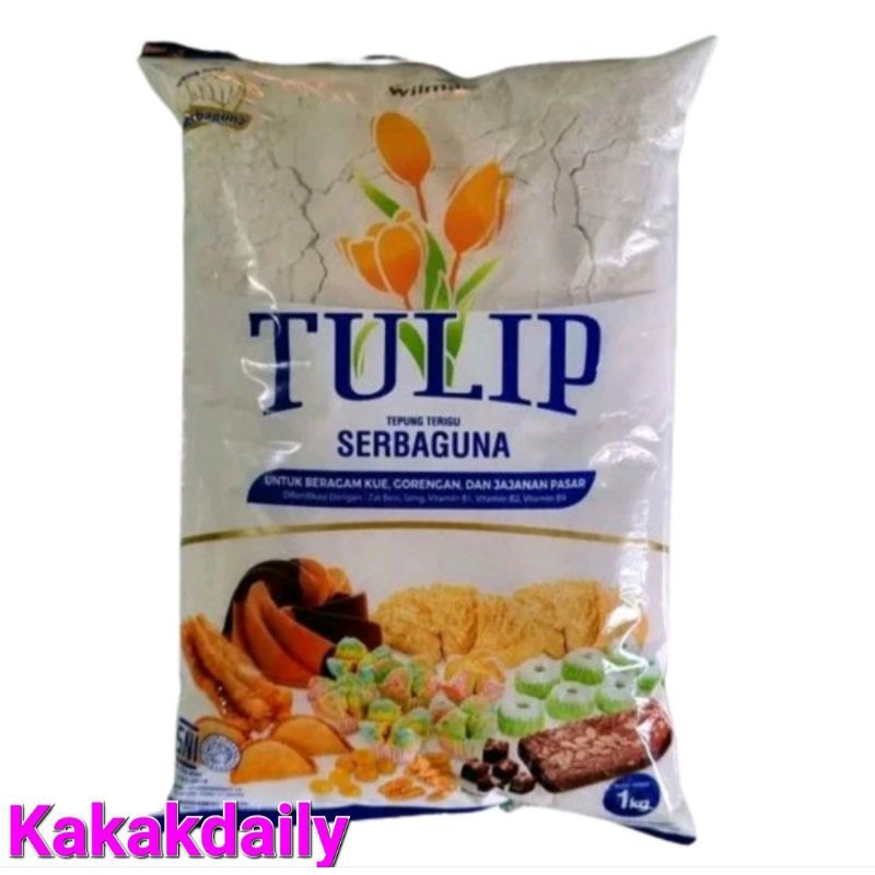 

Tepung Terigu Tulip Serbaguna 1Kg
