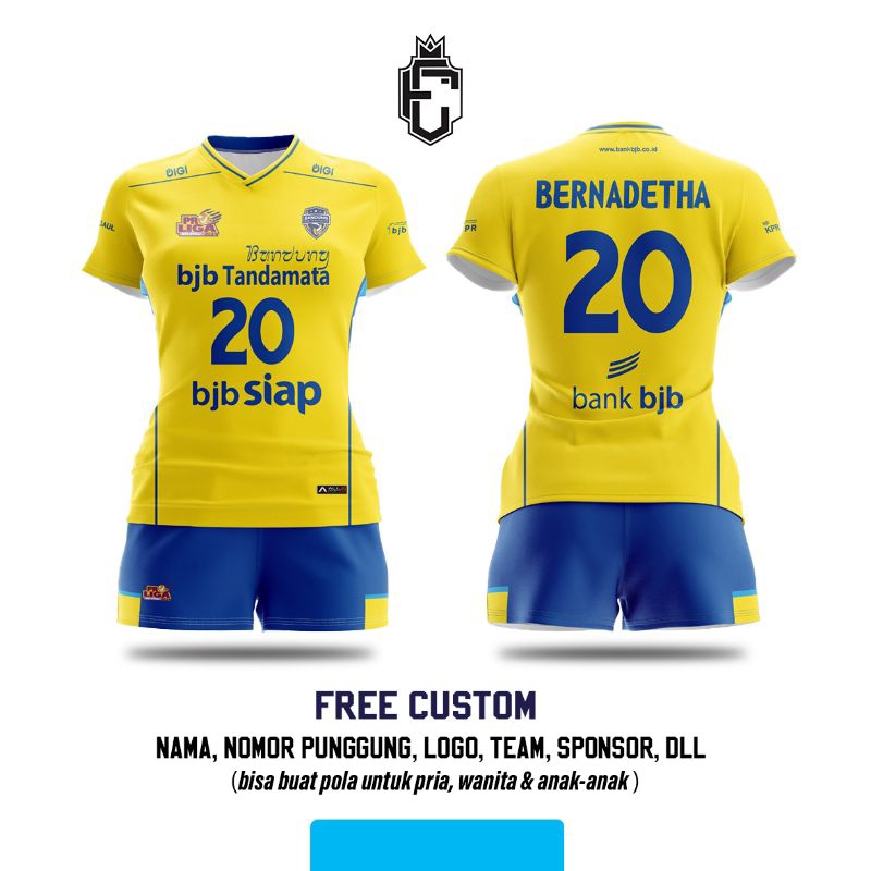 Jersey Voli Cewek Proliga BJB Tandamata