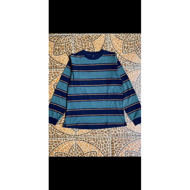 Longsleeve salur uniqlo (Iqbaal)