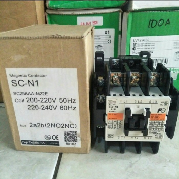 Magnetic Contactor Fuji SC-N1 Kontaktor fuji SCN1 SCN-1 Magnetik