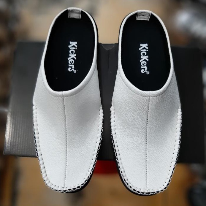 Paling Diminati Sepatu sendal slop bustong habib bahar Kickers Black White sepatu habib rajut