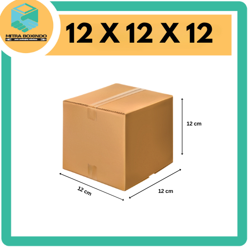 

Kardus 12x12x12 BARU LUAR DALAM POLOS