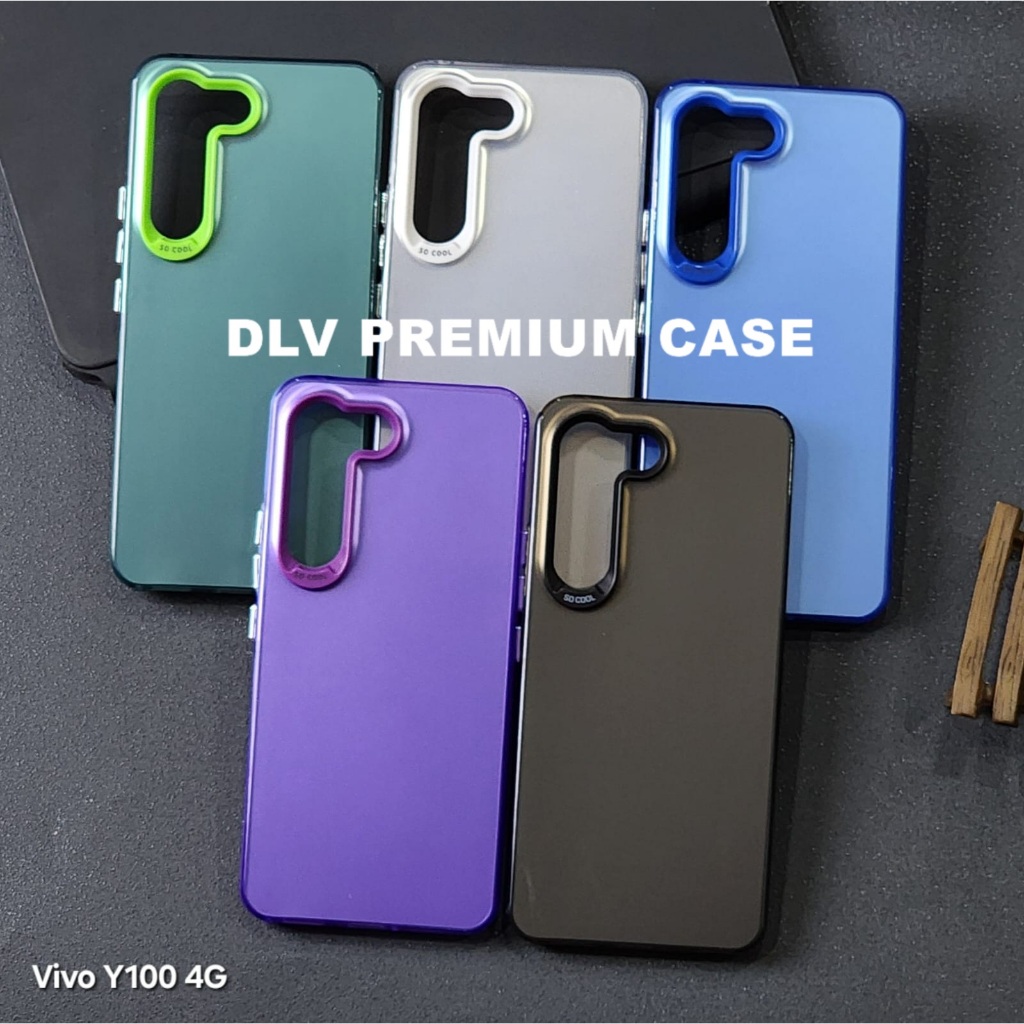 VIVO Y100 5G CASE IMD HYBRID PLATE HOLOGRAM CASE SOCOOL VIVO Y100 5G