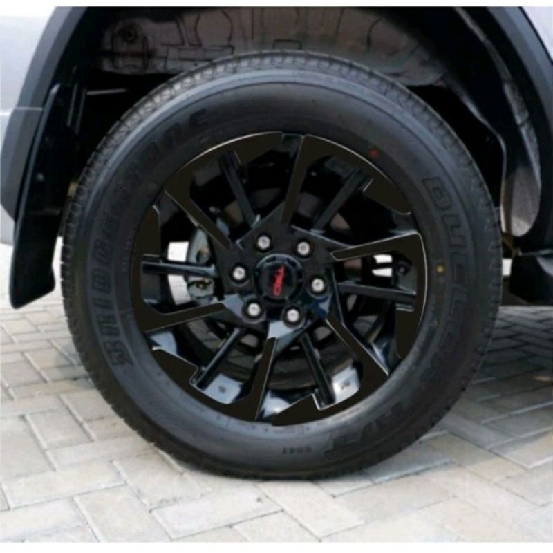 STIKER VELG FORTUNER TRD / FORTUNER GR 2.8 untuk 5 velg