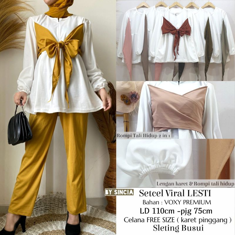 SETCEL PANJANG LESRI VOXY PREMIUM