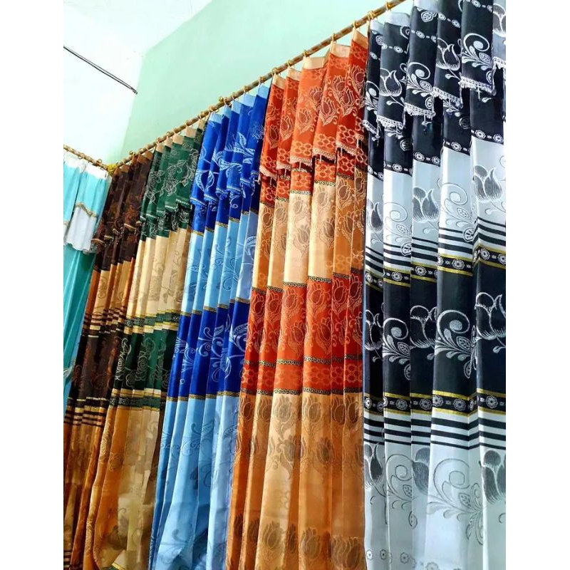 [GSR]Gorden jendela/gorden pintu/gorden jodha poni/gorden poni bonus kawat S/gorden termurah/gorden