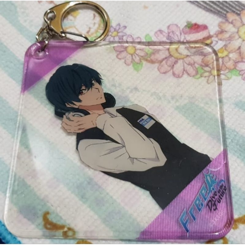 Merchandise Anime Free Dive to the Future // Coaster Strap Kirishima Ikuya // Keyholder // Gantungan