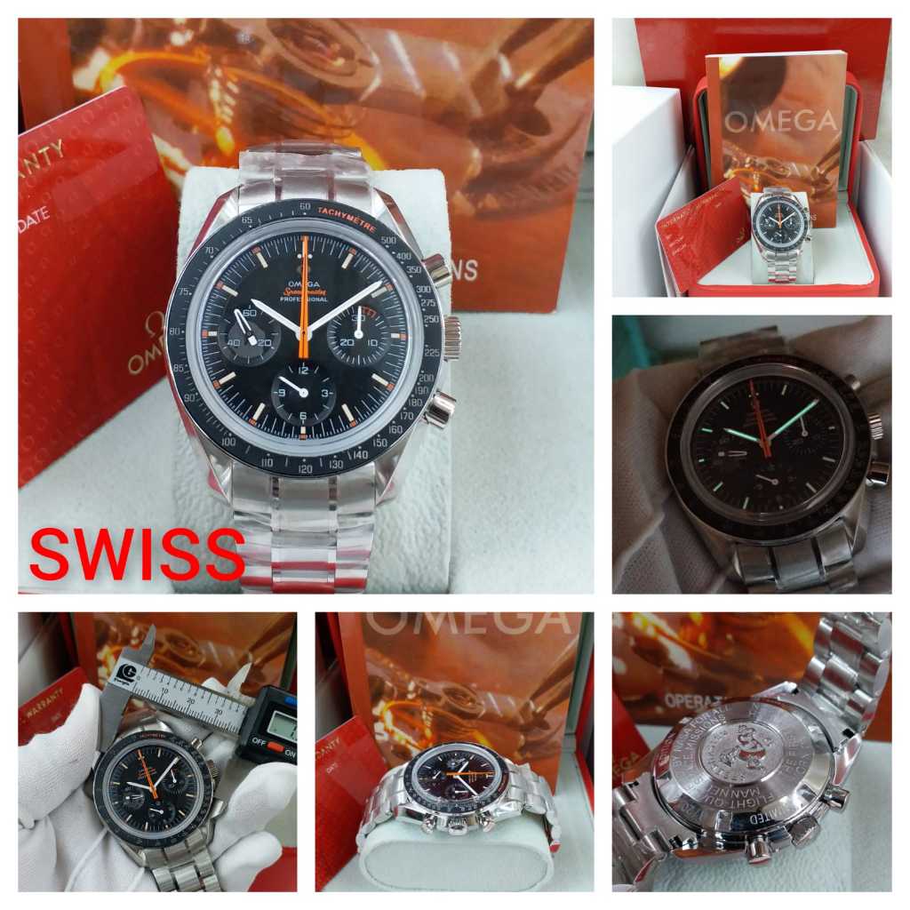 Swatch Omega X Automatic Jam Tangan Mewah Tali Rantai Stainless
