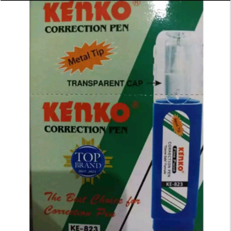 

Correction Pen Kenko KE-823 Tip ex Kenko cair 1 pak 12 pcs