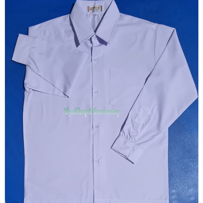 Terlaris Seragam Sekolah Merek TYAS Baju Kemeja Putih Panjang  Tyas