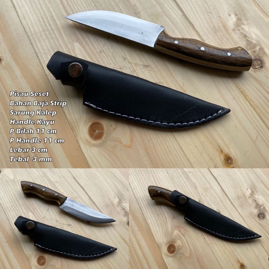 Pisau seset zelsa kulit kambing sapi dll
