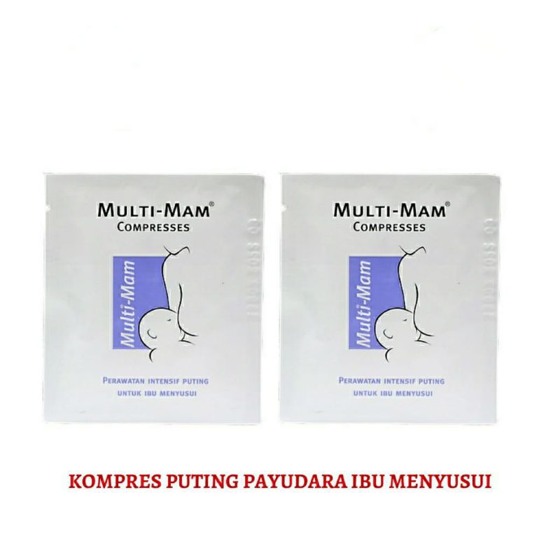 Multi Mam Compresses Per 1 Sachet / Kompres Puting Payudara Ibu Menyusui / Kompres Nipple