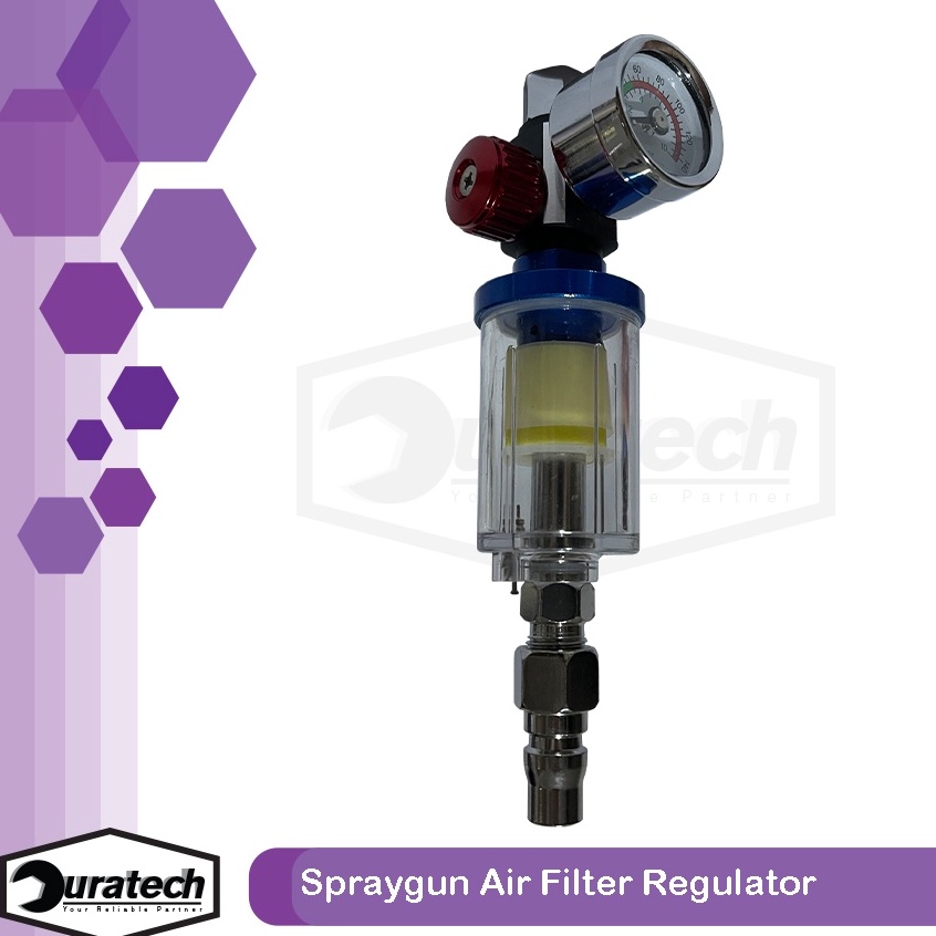 Stock baru Spray gun air regulator filter coupler  Saringan udara air spray gun penyerap air  Air fi