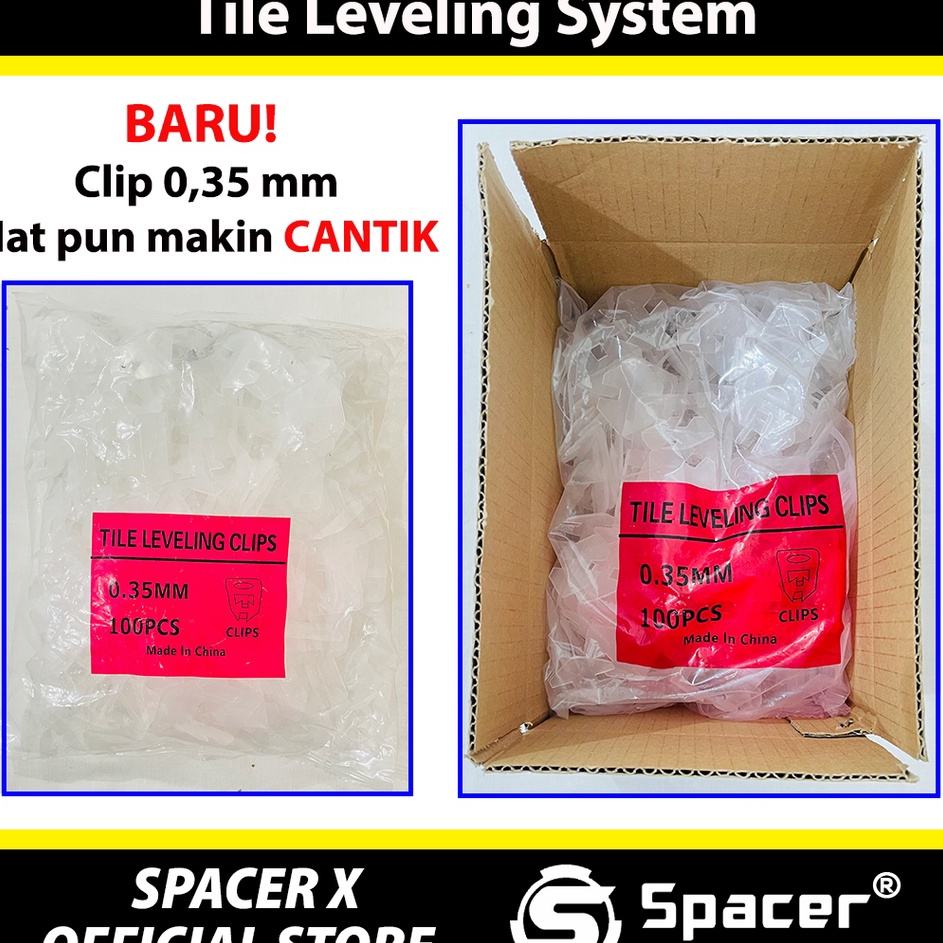 88 35 mm 5 mm Clip Tile Leveling System Alat Perata Nat Keramik Klip Nat Keramik