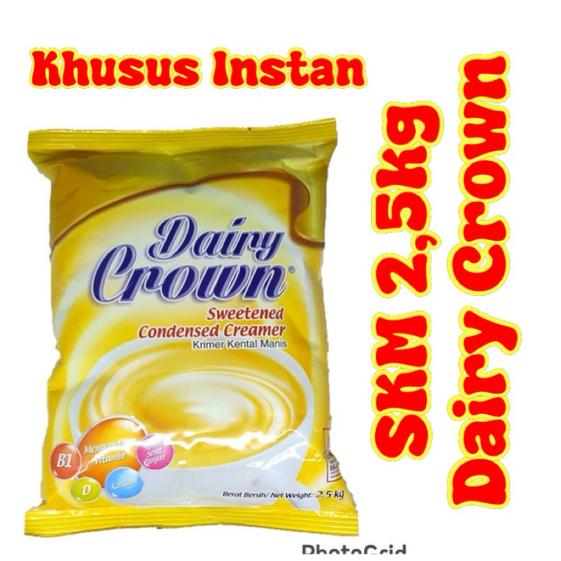

SKM Bantal Dairy Crown 2.5kg Khusus Instan