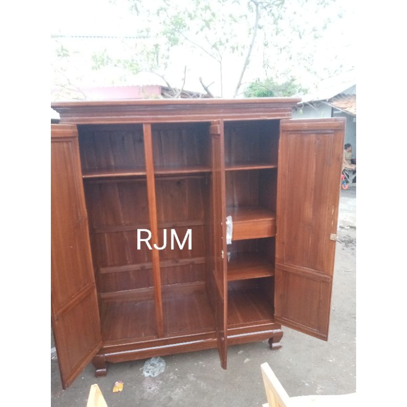 lemari pintu3 kayu jati lemari pakaian lemari baju